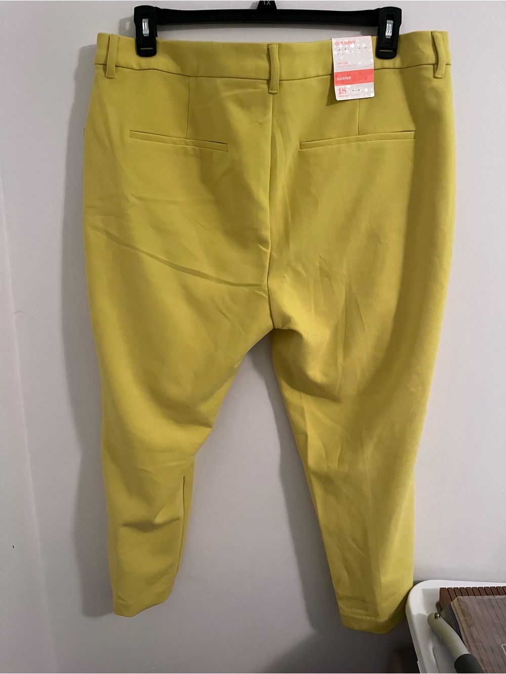 Old Navy “Harper” Women's Lemon Lime Dress Pants - Picture 2 of 3